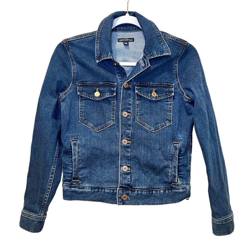 J. CREW MERCANTILE Denim Jacket Size XXS - Picture 1 of 6